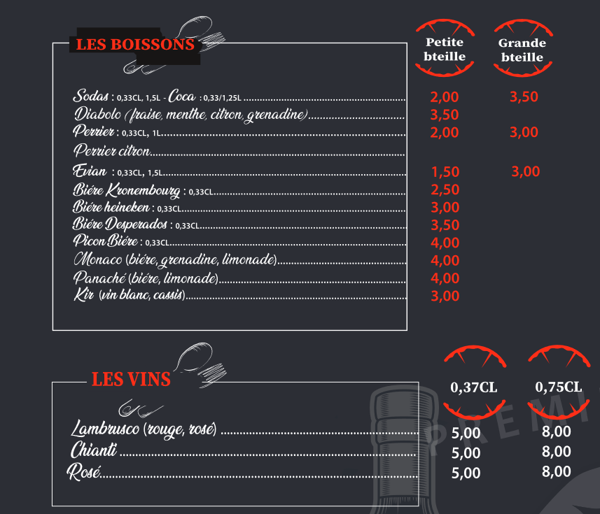 menu 4